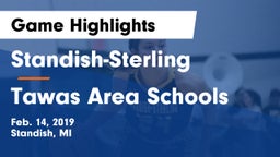 Standish-Sterling  vs Tawas Area Schools Game Highlights - Feb. 14, 2019