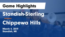 Standish-Sterling  vs Chippewa Hills  Game Highlights - March 4, 2019