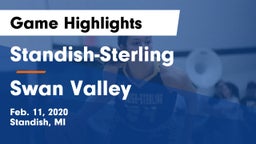 Standish-Sterling  vs Swan Valley Game Highlights - Feb. 11, 2020