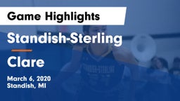 Standish-Sterling  vs Clare  Game Highlights - March 6, 2020