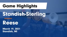 Standish-Sterling  vs Reese  Game Highlights - March 19, 2021