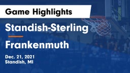 Standish-Sterling  vs Frankenmuth  Game Highlights - Dec. 21, 2021