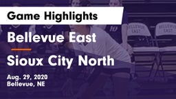 Bellevue East  vs Sioux City North  Game Highlights - Aug. 29, 2020