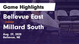Bellevue East  vs Millard South  Game Highlights - Aug. 29, 2020