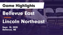 Bellevue East  vs Lincoln Northeast Game Highlights - Sept. 10, 2020