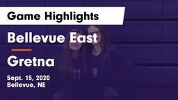 Bellevue East  vs Gretna  Game Highlights - Sept. 15, 2020