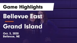 Bellevue East  vs Grand Island Game Highlights - Oct. 3, 2020