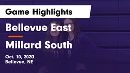 Bellevue East  vs Millard South Game Highlights - Oct. 10, 2020