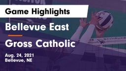Bellevue East  vs Gross Catholic  Game Highlights - Aug. 24, 2021