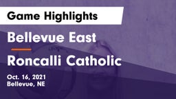 Bellevue East  vs Roncalli Catholic  Game Highlights - Oct. 16, 2021