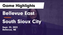 Bellevue East  vs South Sioux City Game Highlights - Sept. 22, 2022