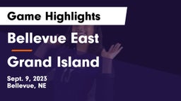 Bellevue East  vs Grand Island  Game Highlights - Sept. 9, 2023