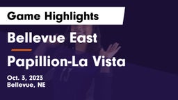 Bellevue East  vs Papillion-La Vista  Game Highlights - Oct. 3, 2023