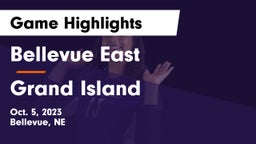 Bellevue East  vs Grand Island  Game Highlights - Oct. 5, 2023