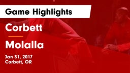 Corbett  vs Molalla  Game Highlights - Jan 31, 2017
