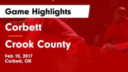 Corbett  vs Crook County  Game Highlights - Feb 10, 2017