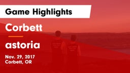 Corbett  vs astoria  Game Highlights - Nov. 29, 2017