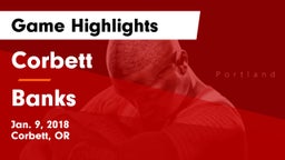 Corbett  vs Banks  Game Highlights - Jan. 9, 2018