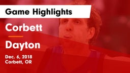 Corbett  vs Dayton  Game Highlights - Dec. 6, 2018