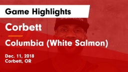 Corbett  vs Columbia  (White Salmon) Game Highlights - Dec. 11, 2018