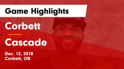 Corbett  vs Cascade  Game Highlights - Dec. 13, 2018