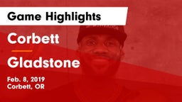 Corbett  vs Gladstone  Game Highlights - Feb. 8, 2019
