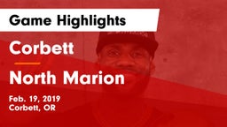 Corbett  vs North Marion  Game Highlights - Feb. 19, 2019