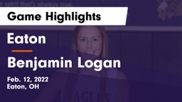 Eaton  vs Benjamin Logan  Game Highlights - Feb. 12, 2022