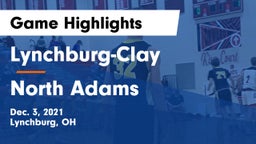 Lynchburg-Clay  vs North Adams  Game Highlights - Dec. 3, 2021
