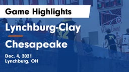 Lynchburg-Clay  vs Chesapeake  Game Highlights - Dec. 4, 2021