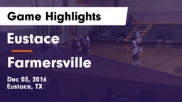 Eustace  vs Farmersville  Game Highlights - Dec 03, 2016