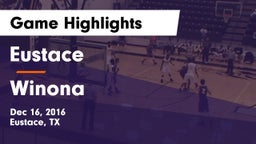 Eustace  vs Winona Game Highlights - Dec 16, 2016