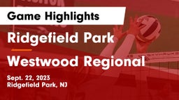 Ridgefield Park  vs Westwood Regional  Game Highlights - Sept. 22, 2023