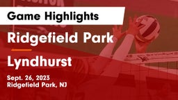 Ridgefield Park  vs Lyndhurst  Game Highlights - Sept. 26, 2023