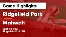 Ridgefield Park  vs Mahwah  Game Highlights - Sept. 28, 2023