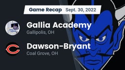 Recap: Gallia Academy vs. Dawson-Bryant  2022