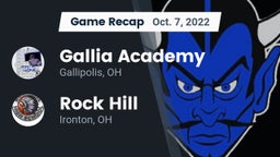 Recap: Gallia Academy vs. Rock Hill  2022