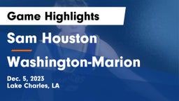 Sam Houston  vs Washington-Marion  Game Highlights - Dec. 5, 2023