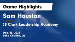 Sam Houston  vs JS Clark Leadership Academy  Game Highlights - Dec. 28, 2023