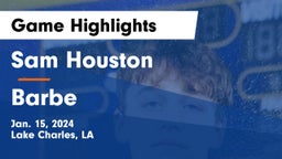 Sam Houston  vs Barbe  Game Highlights - Jan. 15, 2024