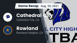 Recap: Cathedral City  vs. Rowland  2021