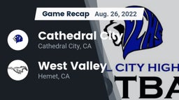 Recap: Cathedral City  vs. West Valley  2022