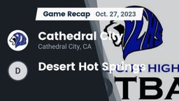 Recap: Cathedral City  vs. Desert Hot Springs 2023
