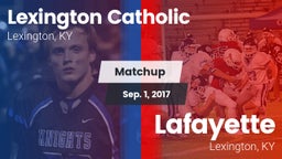 Matchup: Lexington Catholic vs. Lafayette  2017