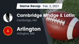 Recap: Cambridge Rindge & Latin  vs. Arlington  2021