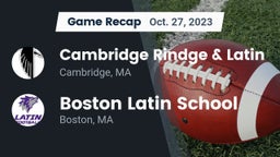 Recap: Cambridge Rindge & Latin  vs. Boston Latin School 2023