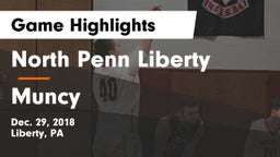 North Penn Liberty  vs Muncy  Game Highlights - Dec. 29, 2018