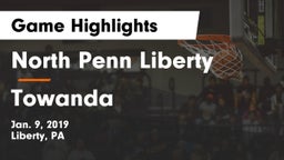 North Penn Liberty  vs Towanda  Game Highlights - Jan. 9, 2019