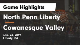 North Penn Liberty  vs Cowanesque Valley Game Highlights - Jan. 24, 2019