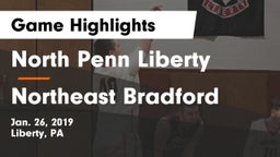 North Penn Liberty  vs Northeast Bradford Game Highlights - Jan. 26, 2019